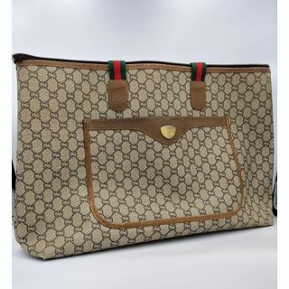 Gucci - 【美品】GUCCI オールドグッチ GGプラス トートバッグの通販