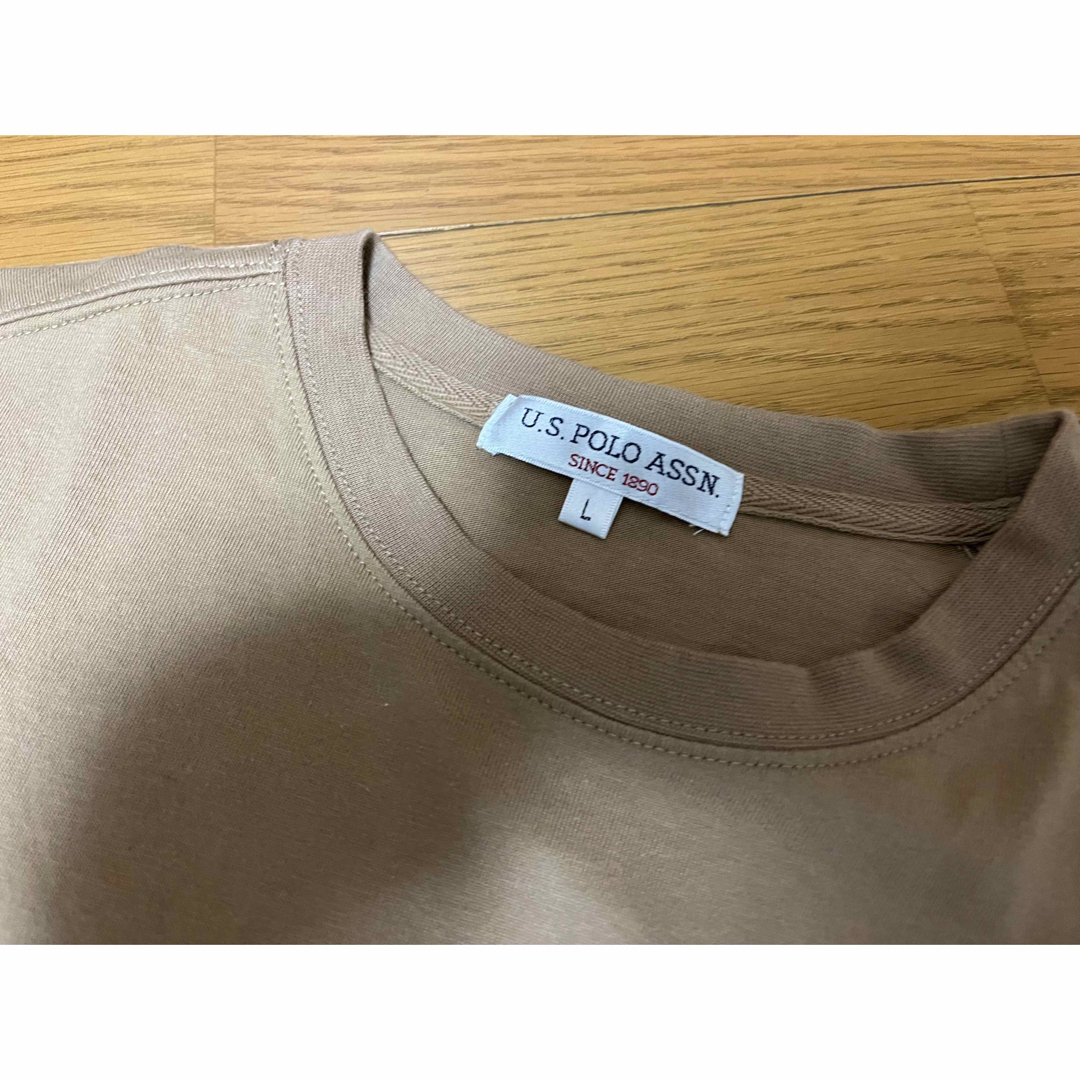 POLO★US POLO★メンズ★Tシャツ★Lサイズ★ベージュ メンズのトップス(Tシャツ/カットソー(半袖/袖なし))の商品写真