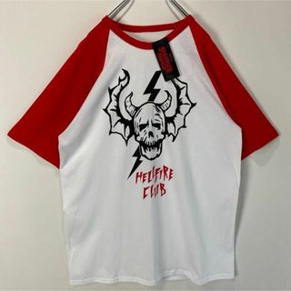 UK限定 ストレンジャーシングス Tシャツ ヘルファイアクラブ Netflixの ...