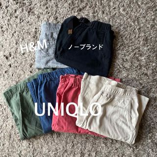 ユニクロ(UNIQLO)のハーフパンツ　140㎝　6点セット(パンツ/スパッツ)