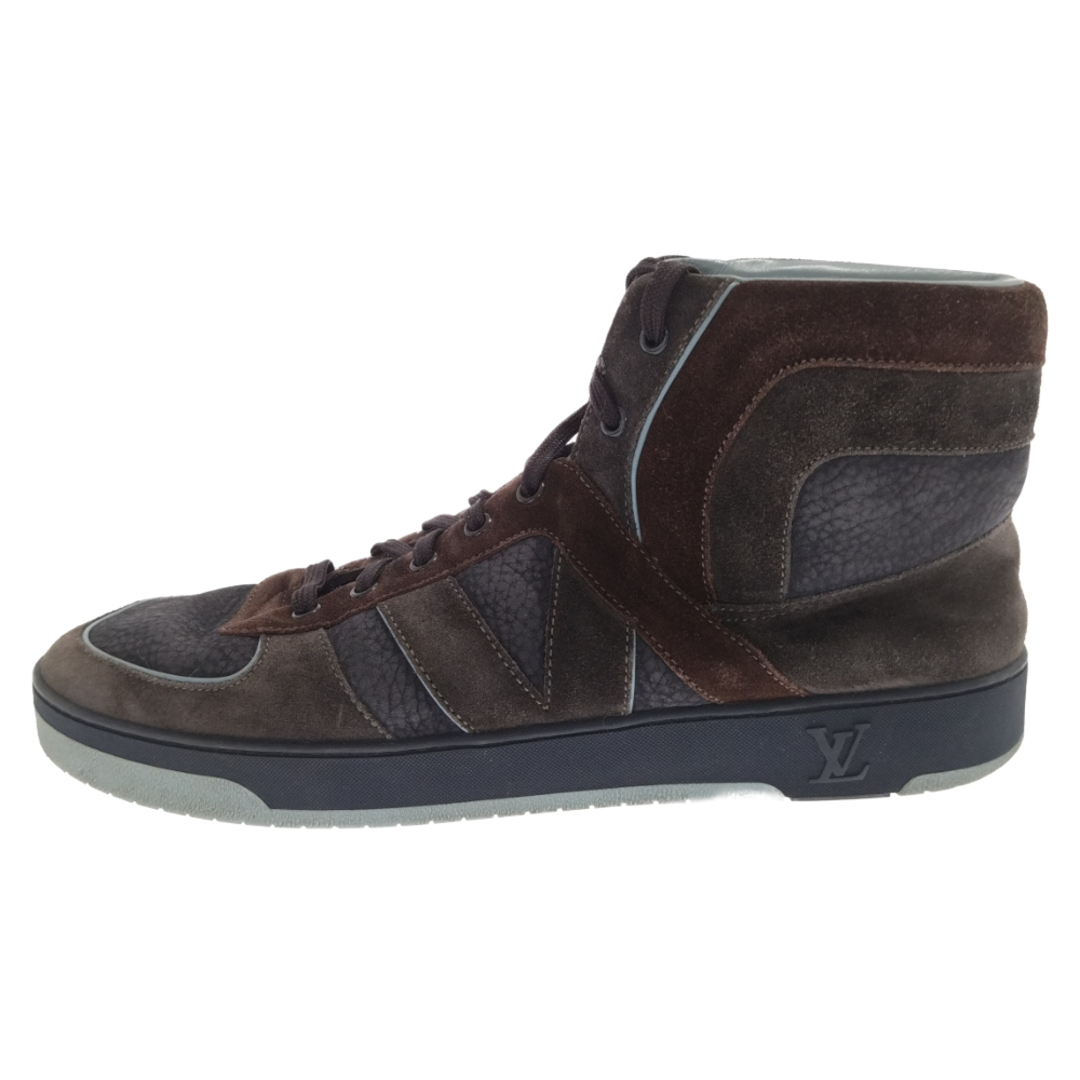 LOUIS VUITTON ルイヴィトン Nuback Suede Tribe High Sneaker LI0151 ヌバックスエード ハイカットトライブスニーカー シューズ LI0151 ブラウン スニーカー