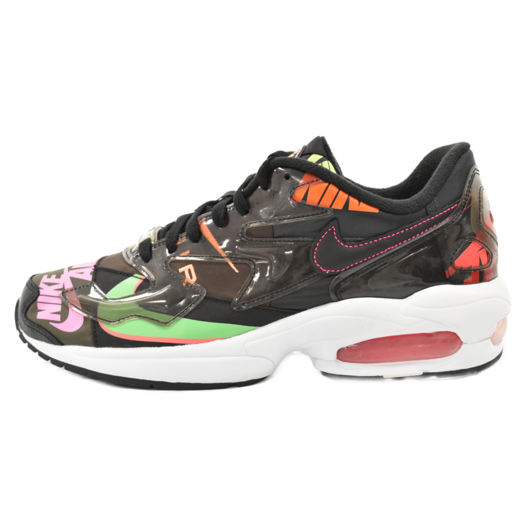 NIKE ナイキ AIR MAX2 LIGHT QS CI5590-001 エアマックス2 スクエアライト ローカットスニーカー US9/27cm ブラック