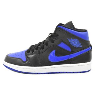 ナイキ(NIKE)のNIKE ナイキ AIR JORDAN1 MID 554724-068 エアジョーダン1 ミッドカットスニーカー US8/26cm ブラック(スニーカー)