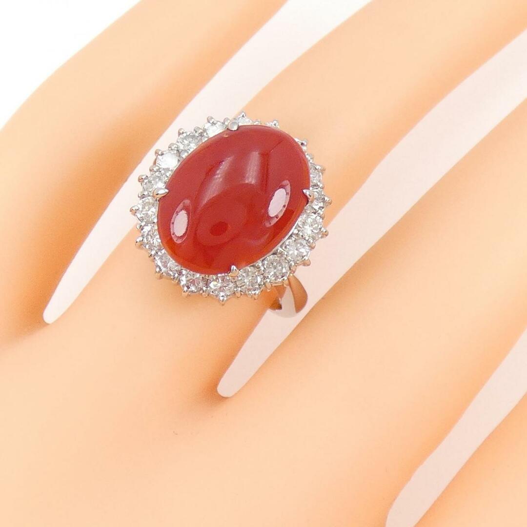 PT サンゴ リング 5.58CT [✨レア商品✨] nuves.com.sv