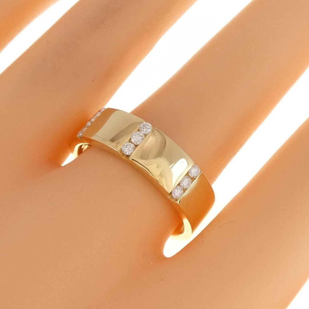 【リメイク】K18YG ダイヤモンド リング 0.23CT レディースのアクセサリー(リング(指輪))の商品写真