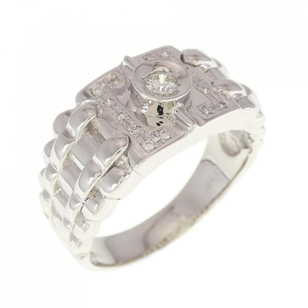 新品】PT ダイヤモンド リング 0.17CT - リング(指輪)