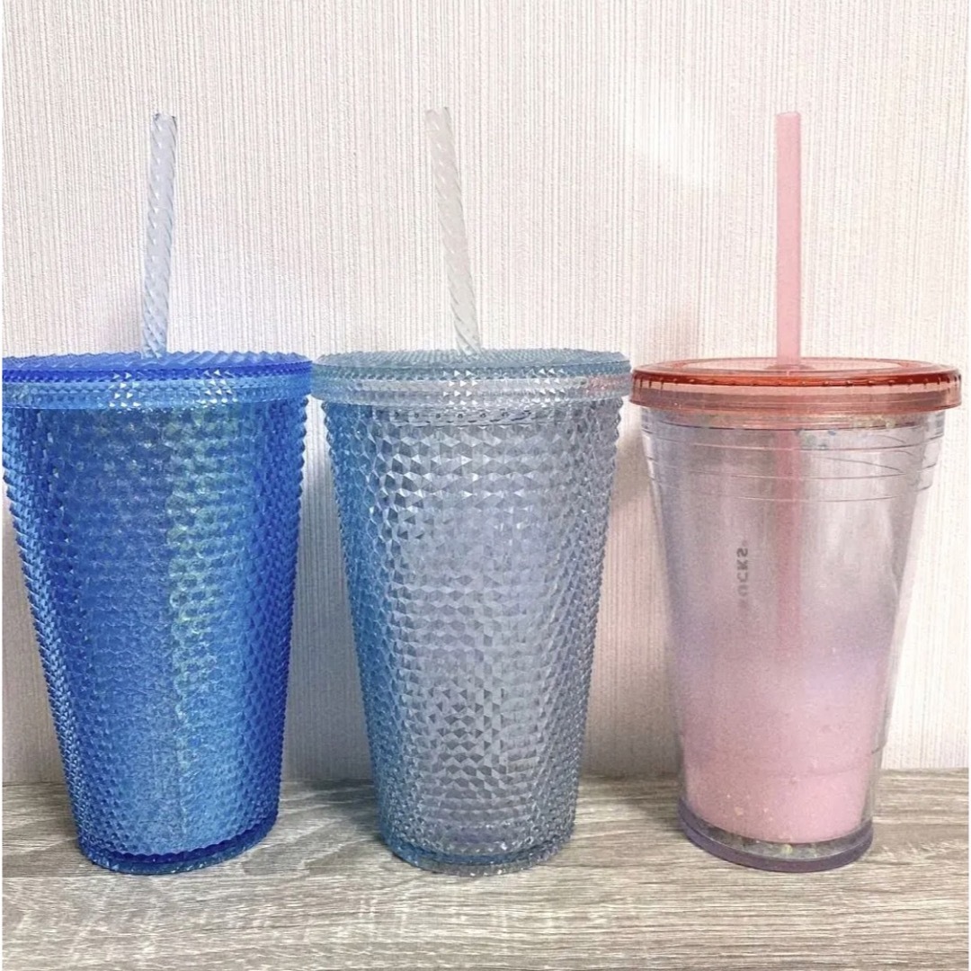 スターバックス バンピー ロゴコールドカップタンブラー まとめて3点
