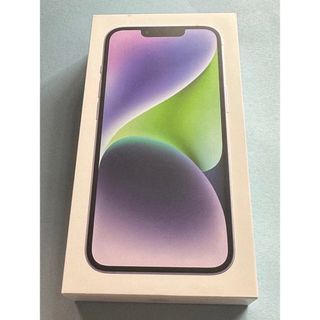 アイフォーン(iPhone)のiPhone 14 purple 128GB パープル　SIMフリー(スマートフォン本体)