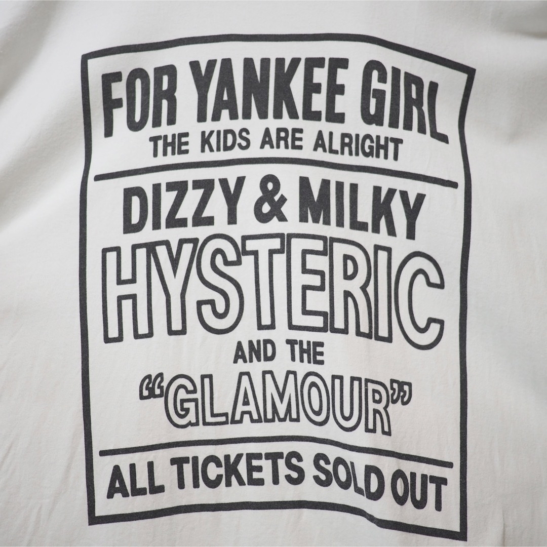 HYSTERIC GLAMOUR(ヒステリックグラマー)のHYSTERIC GLAMOUR 21AW Yankee Girl Tee -L メンズのトップス(Tシャツ/カットソー(半袖/袖なし))の商品写真