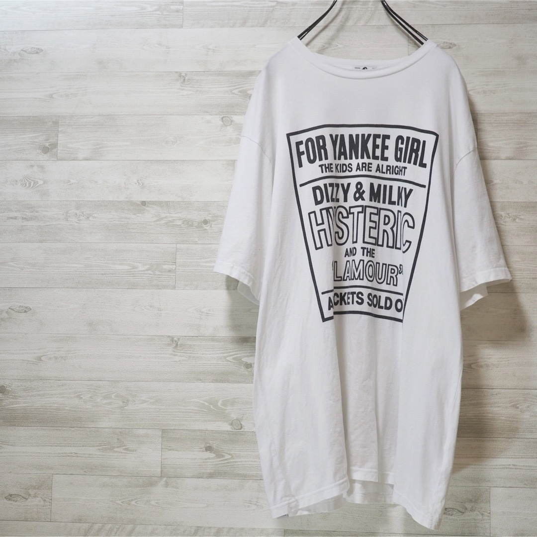 HYSTERIC GLAMOUR 21AW Yankee Girl Tee -L