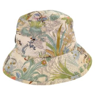 Gucci - GUCCI グッチ 総柄コットン バケットハット 帽子 マルチ