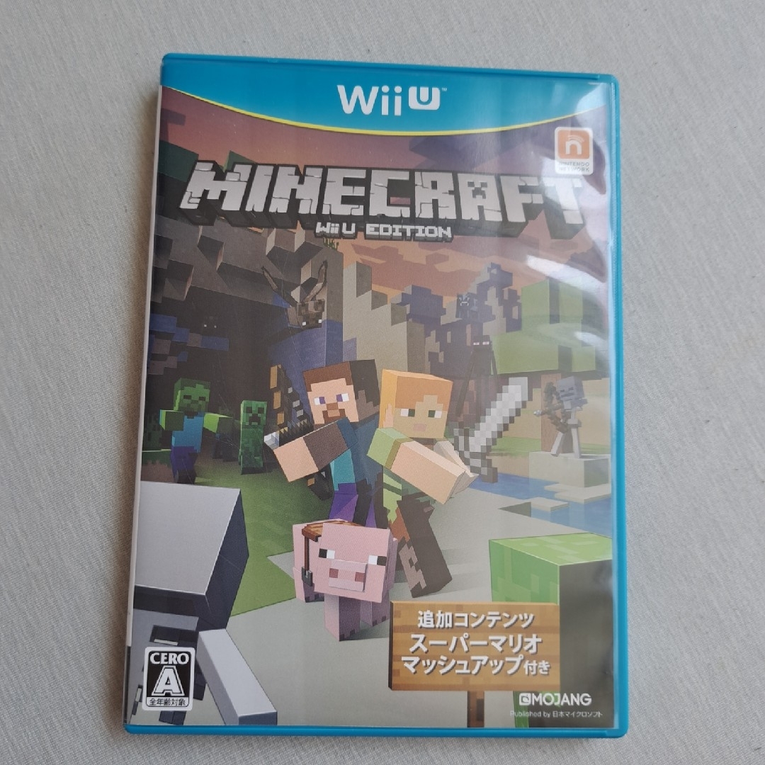 Wii U(ウィーユー)のMinecraft： Wii U Edition Wii U エンタメ/ホビーのゲームソフト/ゲーム機本体(家庭用ゲームソフト)の商品写真