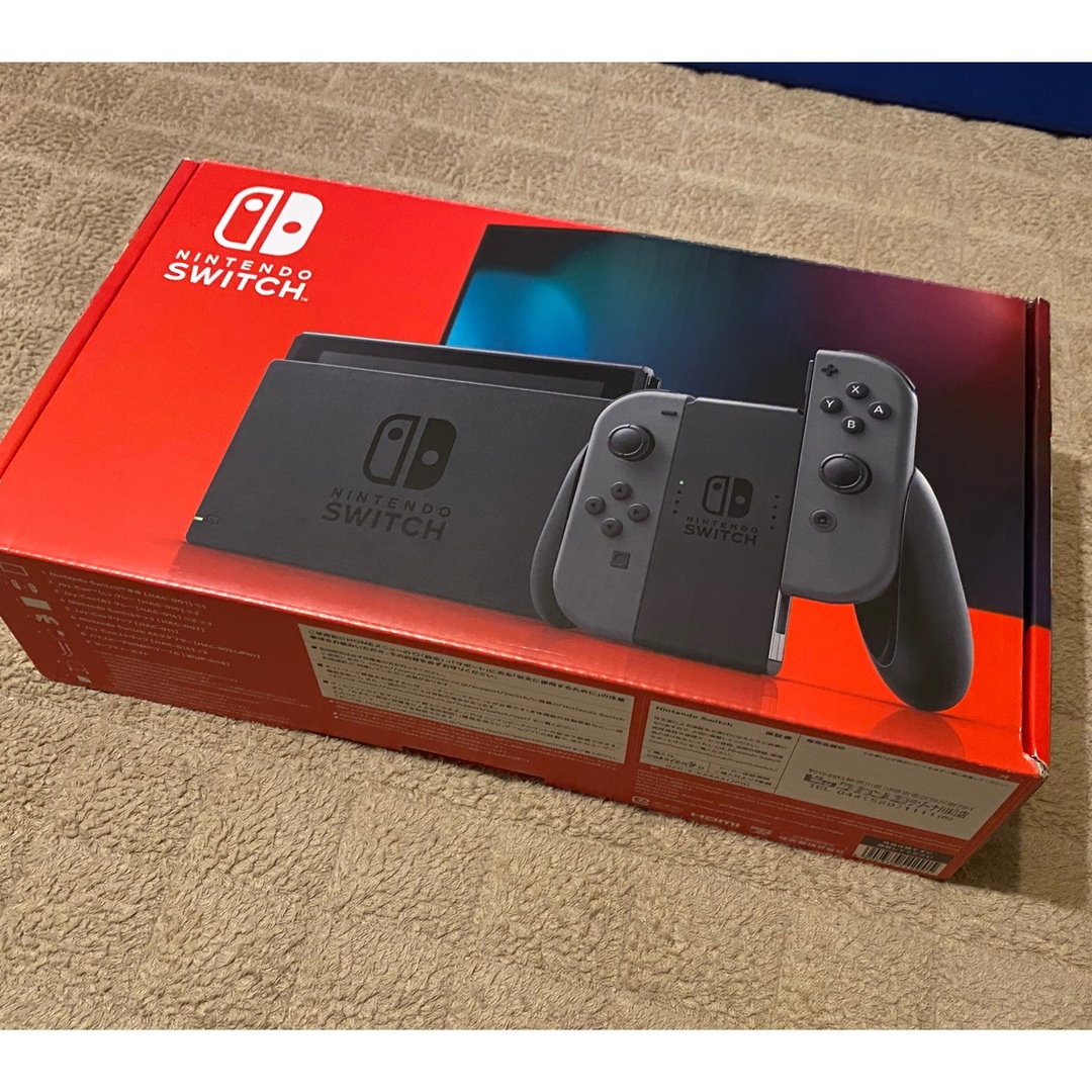 Nintendo Switch   Nintendo Switch Joy ConL/R グレーの通販 by a