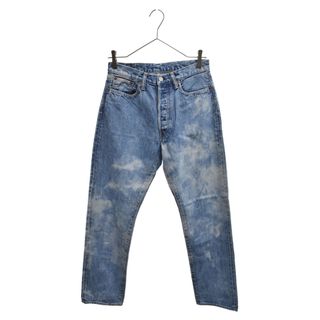 アンユーズド(UNUSED)のUNUSED アンユーズド 13oz denim Sun faded pants ブリーチ加工 デニムストレートパンツ UW1065-C001S0 インディゴ(デニム/ジーンズ)