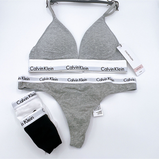 カルバンクライン(Calvin Klein)の新品 Calvin Klein USAカルバンラインブラパット有ショーツセットS(ブラ&ショーツセット)