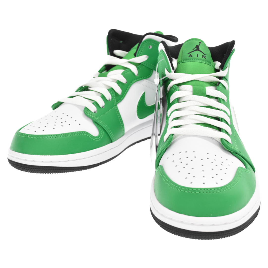 NIKE ナイキ AIR JORDAN 1 MID Lucky Green DQ8426-301 エアジョーダン1 ラッキーグリーンミドルカットスニーカー シューズ US9/27cm ホワイト/グリーン