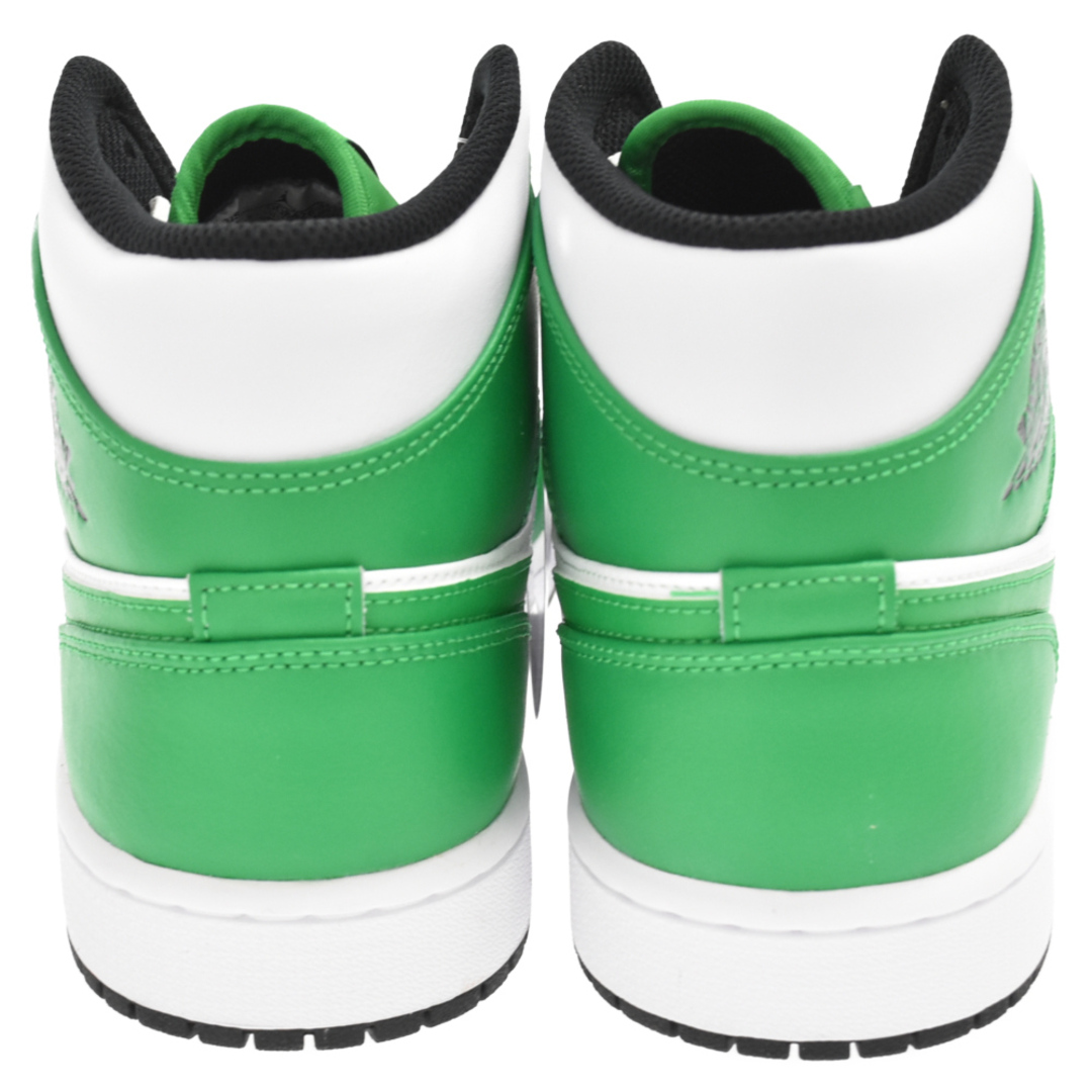 NIKE ナイキ AIR JORDAN 1 MID Lucky Green DQ8426-301 エアジョーダン1 ラッキーグリーンミドルカットスニーカー シューズ US9/27cm ホワイト/グリーン