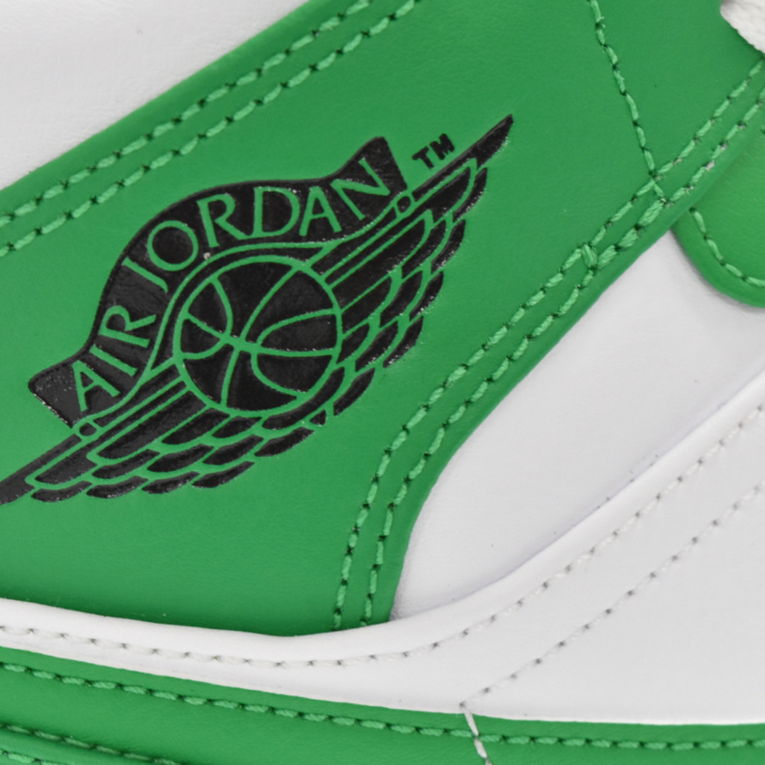 NIKE ナイキ AIR JORDAN 1 MID Lucky Green DQ8426-301 エアジョーダン1 ラッキーグリーンミドルカットスニーカー シューズ US9/27cm ホワイト/グリーン