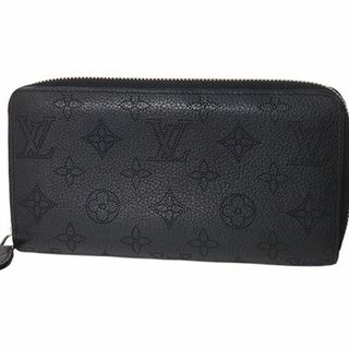 ルイヴィトン(LOUIS VUITTON)のルイ・ヴィトン マヒナ ジッピーウォレット 長財布 M61867 ブラック(財布)