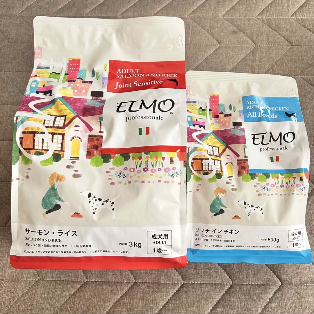 ニゲラ様専用 ELMO成犬用　サーモン・ライス　リッチインチキン　ドックフード　 その他のペット用品(ペットフード)の商品写真