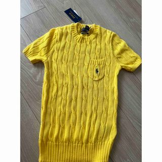 ポロラルフローレン(POLO RALPH LAUREN)の【新品未使用】ラルフローレン　半袖ニット XS(ニット/セーター)