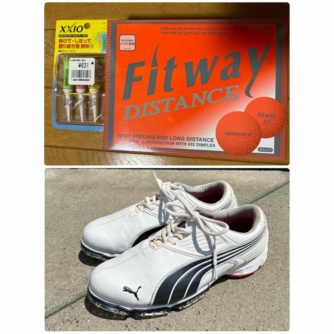PUMA - プーマ ゴルフシューズ 27cm 新品ボール12個ティー付きの通販