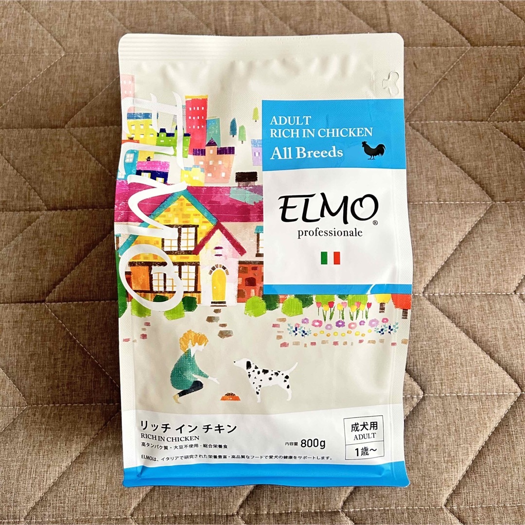 ELMO エルモ　ドッグフード　 イタリア製   成犬用　リッチインチキン