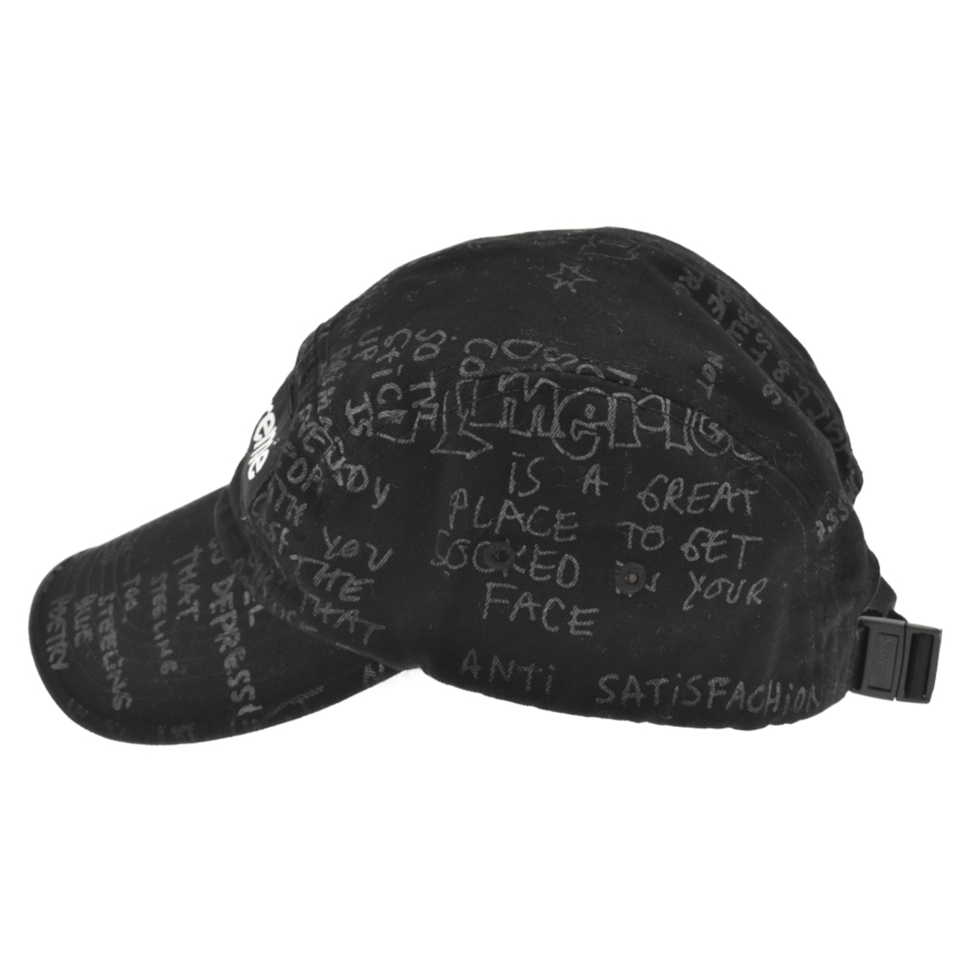 SUPREME シュプリーム 23SS Gonz Poems Camp Cap ゴンズ ポエム キャンプキャップ 総柄デザイン ブラック