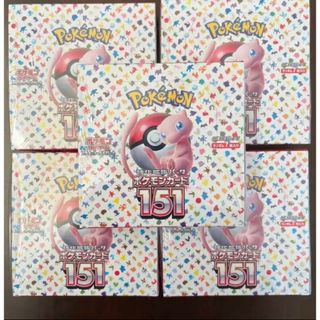 ポケカ ポケモン151 シュリンク付き 5box コンビニなど tic-guinee.net