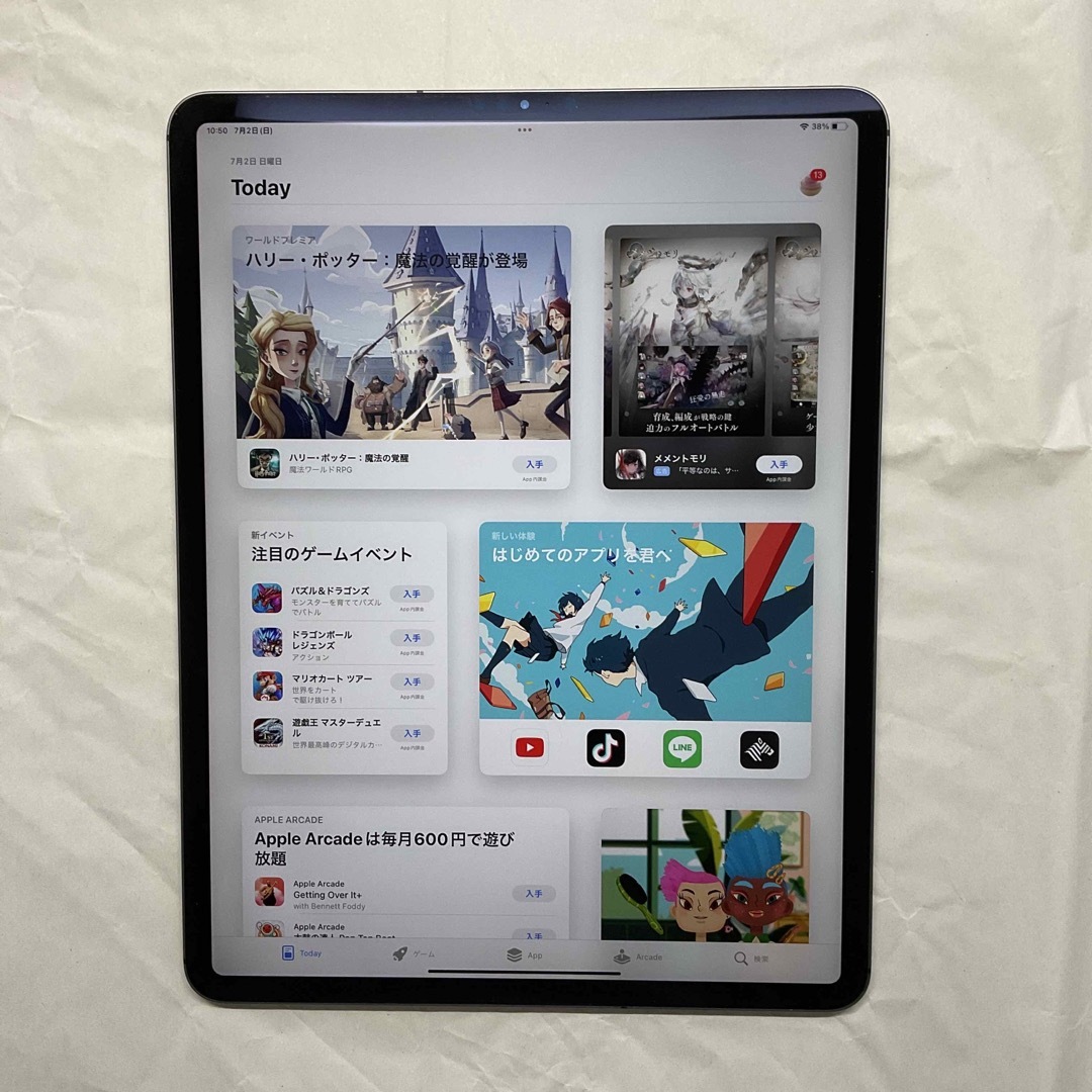 iPad(アイパッド)のiPad Pro 12.9インチ　第3世代64GB セルラー　SIMフリー スマホ/家電/カメラのPC/タブレット(タブレット)の商品写真