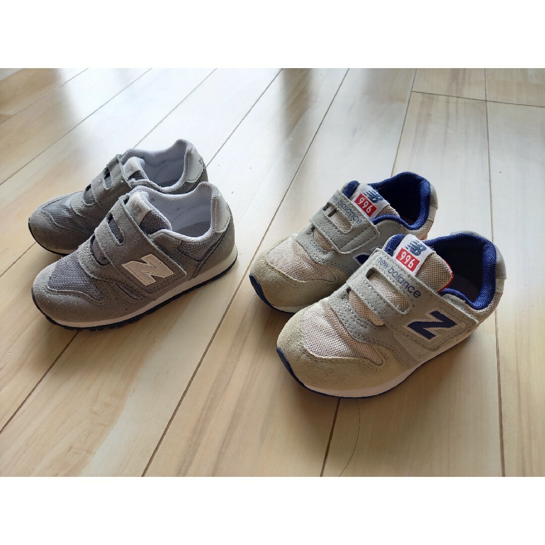 New Balance(ニューバランス)のNew balance キッズスニーカー 2足セット キッズ/ベビー/マタニティのキッズ靴/シューズ(15cm~)(スニーカー)の商品写真