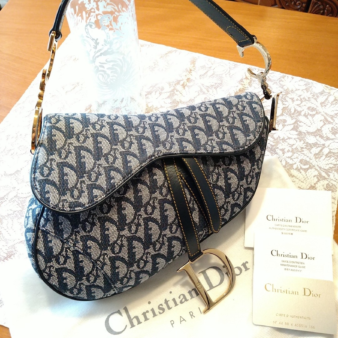 ❦Christian Dior クリスチャンディオール トロッターサドルバッグ