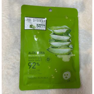 ネイチャーリパブリック(NATURE REPUBLIC)のネイチャーリパブリック♡アロエジェルシートマスク♡5枚入り(パック/フェイスマスク)