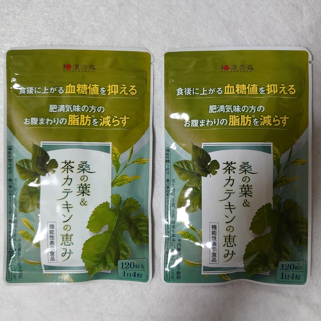 和漢の森　桑の葉&茶カテキンの恵み 120粒入×2袋