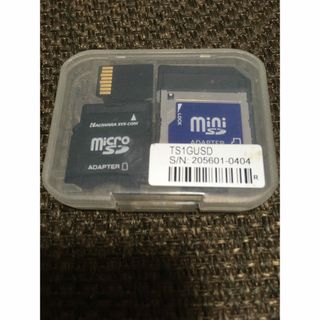 【ケース付き】MiniSD(ミニSD)変換アダプタ microSD 変換アダプタ(その他)