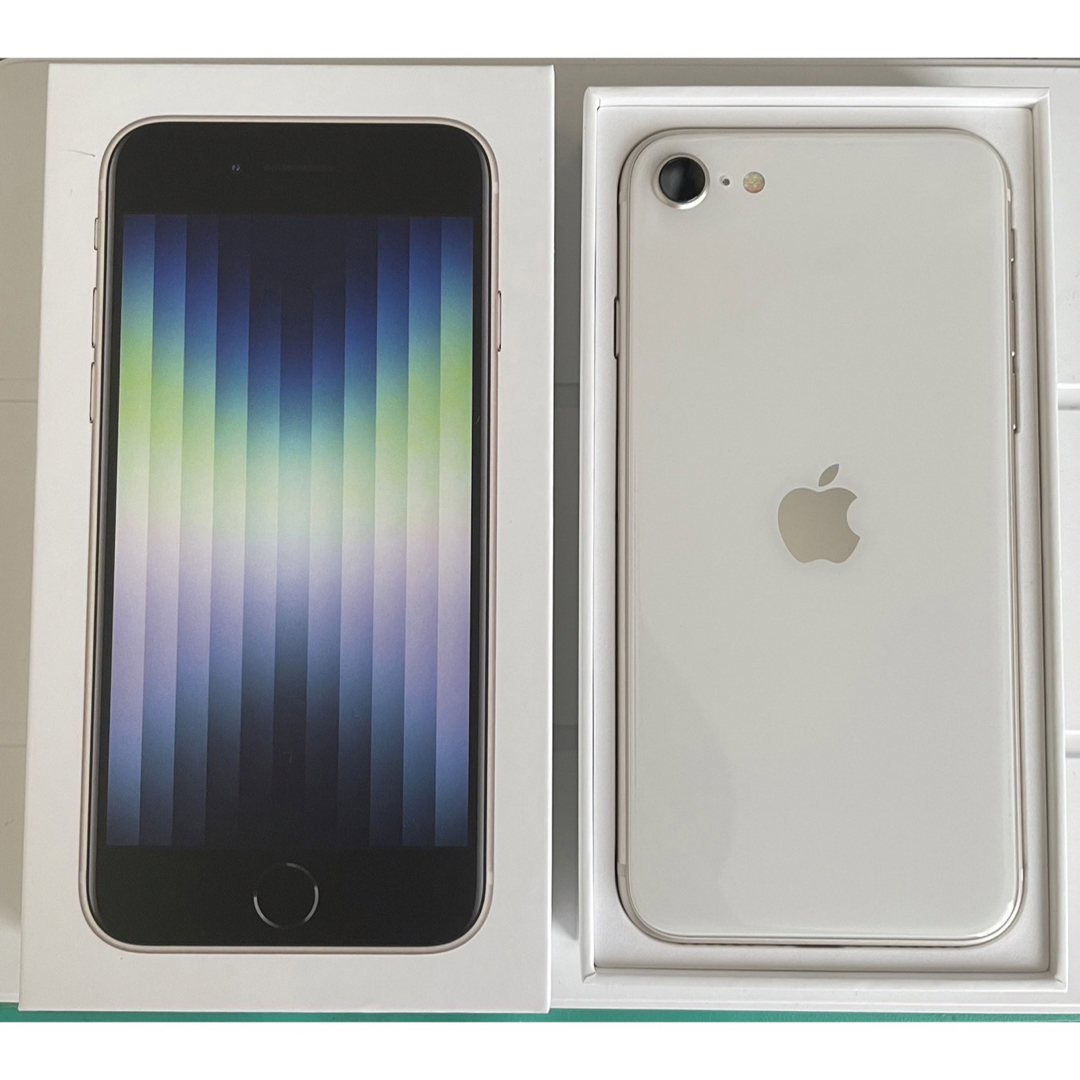 Apple - Apple iPhone SE 第3世代 64GB スターライト 極美品の通販 by
