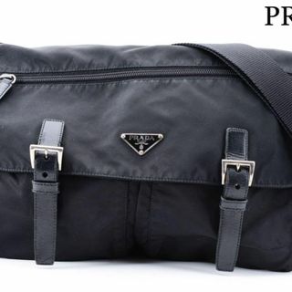 極美品　PRADA プラダ　メッセンジャー　ショルダーバッグ　23060905