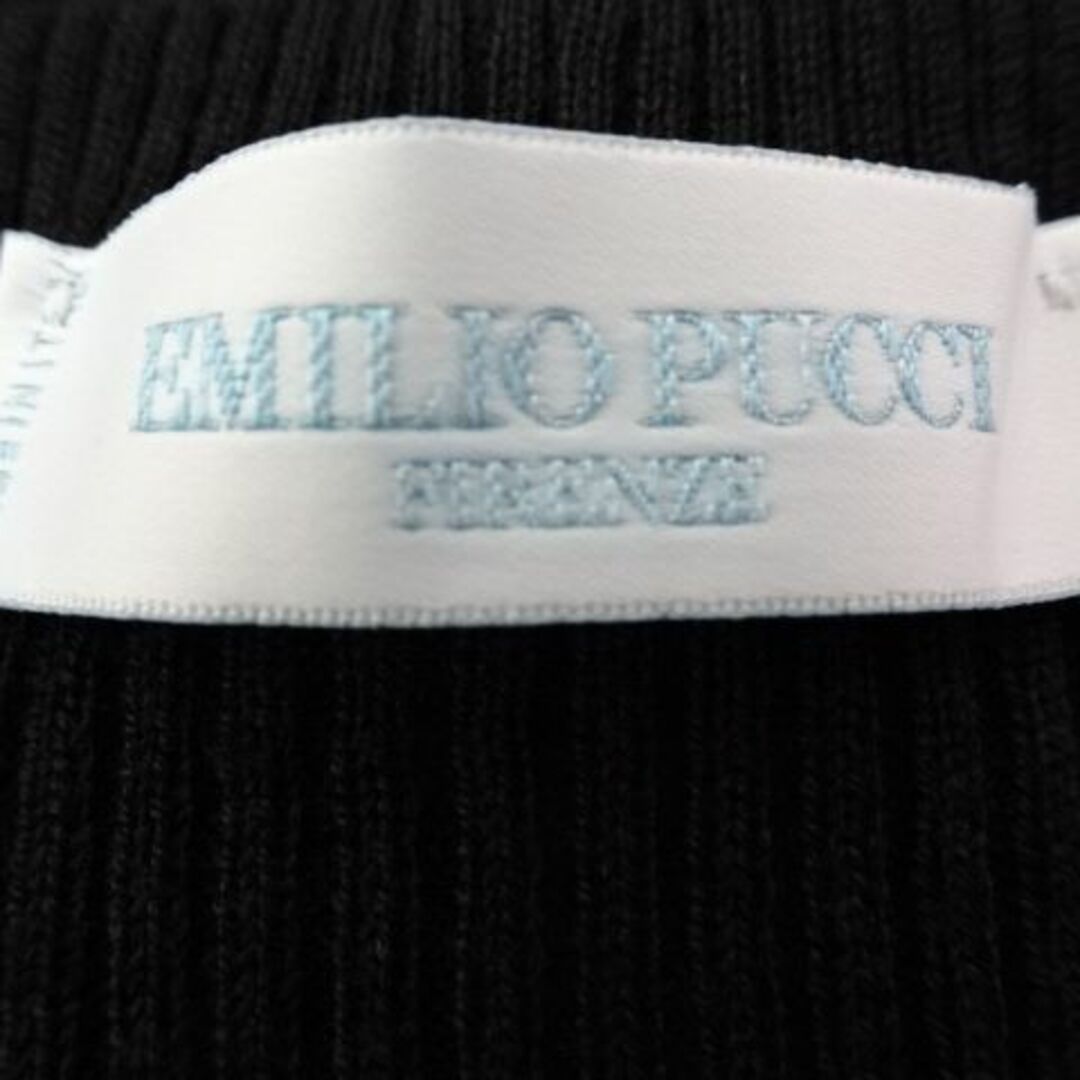 EMILIO PUCCI(エミリオプッチ)の【美品】EMILIO PUCCIエミリオプッチシルクプリント柄ニット42 レディースのトップス(ニット/セーター)の商品写真