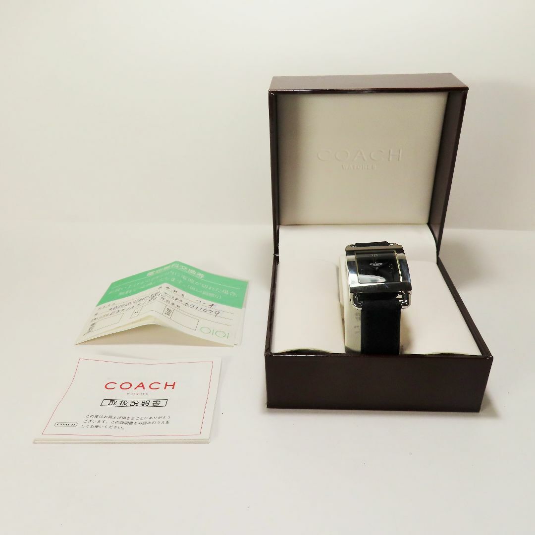 COACH - 稼働品 美品 COACH コーチ レディース クオーツ 腕時計 箱
