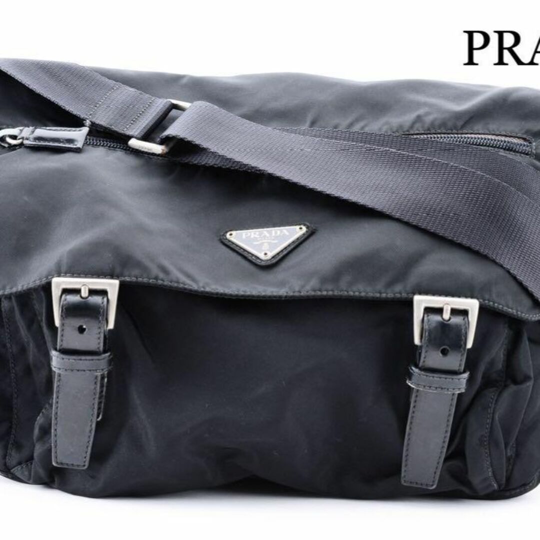 美品　PRADA プラダ　ショルダーバッグ　メッセンジャー　23060910