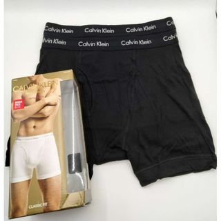 カルバンクライン(Calvin Klein)の【Lサイズ】カルバンクライン ボクサーブリーフ ブラック 2枚組 NB1899(ボクサーパンツ)