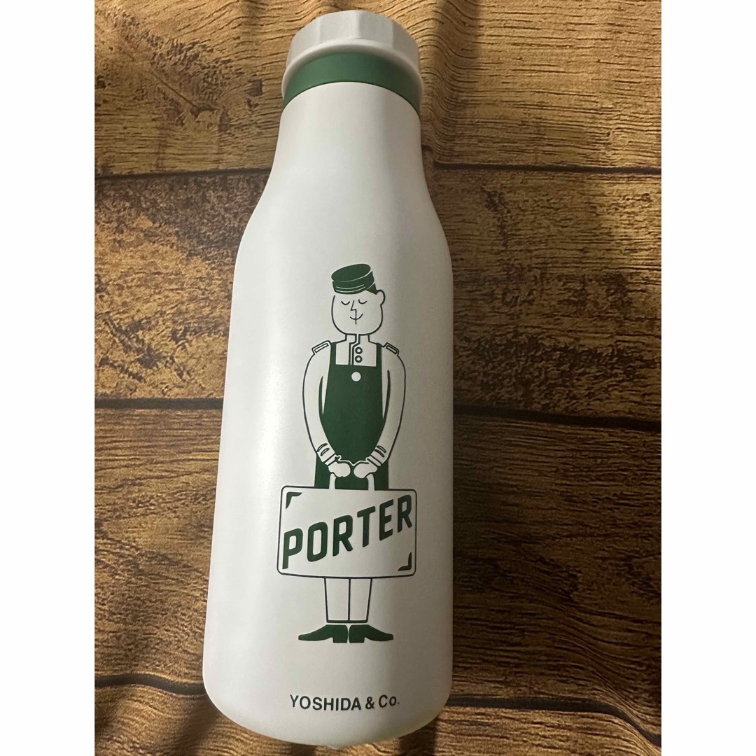 PORTER ステンレスロゴボトル ホワイト 473ml - タンブラー