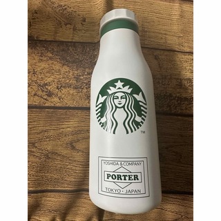 スターバックス(Starbucks)のPORTER ステンレスロゴボトル ホワイト 473ml(タンブラー)