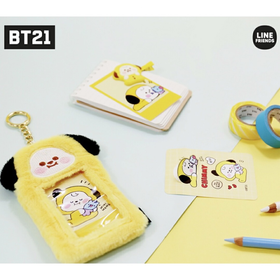 BT21フォトカードキーホルダー ver 2もこもこ 7種類セット www