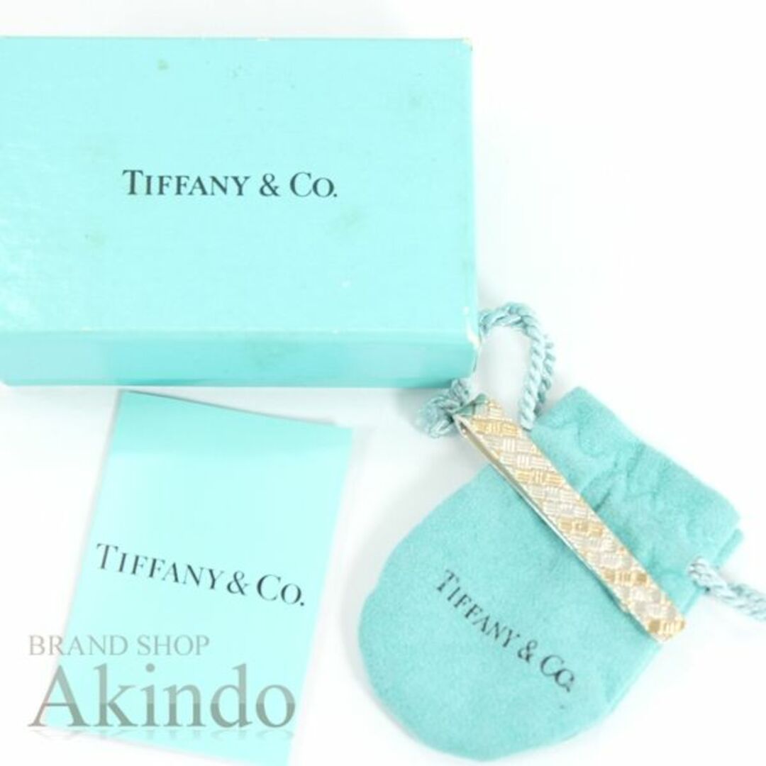 Tiffany & Co.(ティファニー)のティファニー ネクタイピン TIFFANY＆Co. シルバー 925 silver K14YG ゴールド メンズ スーツ ブランド 人気 プレゼント アクセサリー メンズのファッション小物(ネクタイ)の商品写真