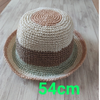 プライベートレーベル(PRIVATE LABEL)の麦わら帽子54cm(帽子)