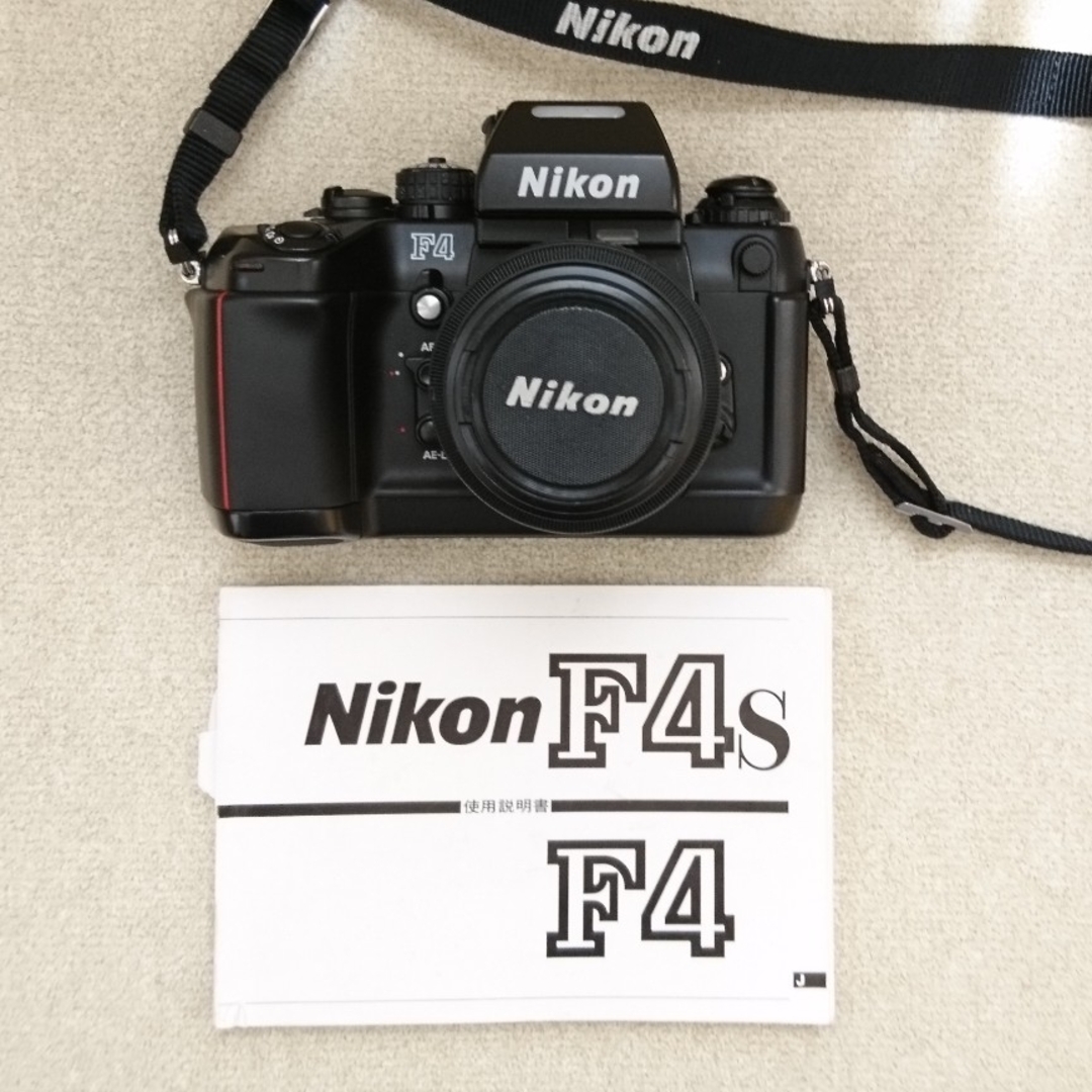 ニコン F4 レンズ・使用説明書付 - フィルムカメラ
