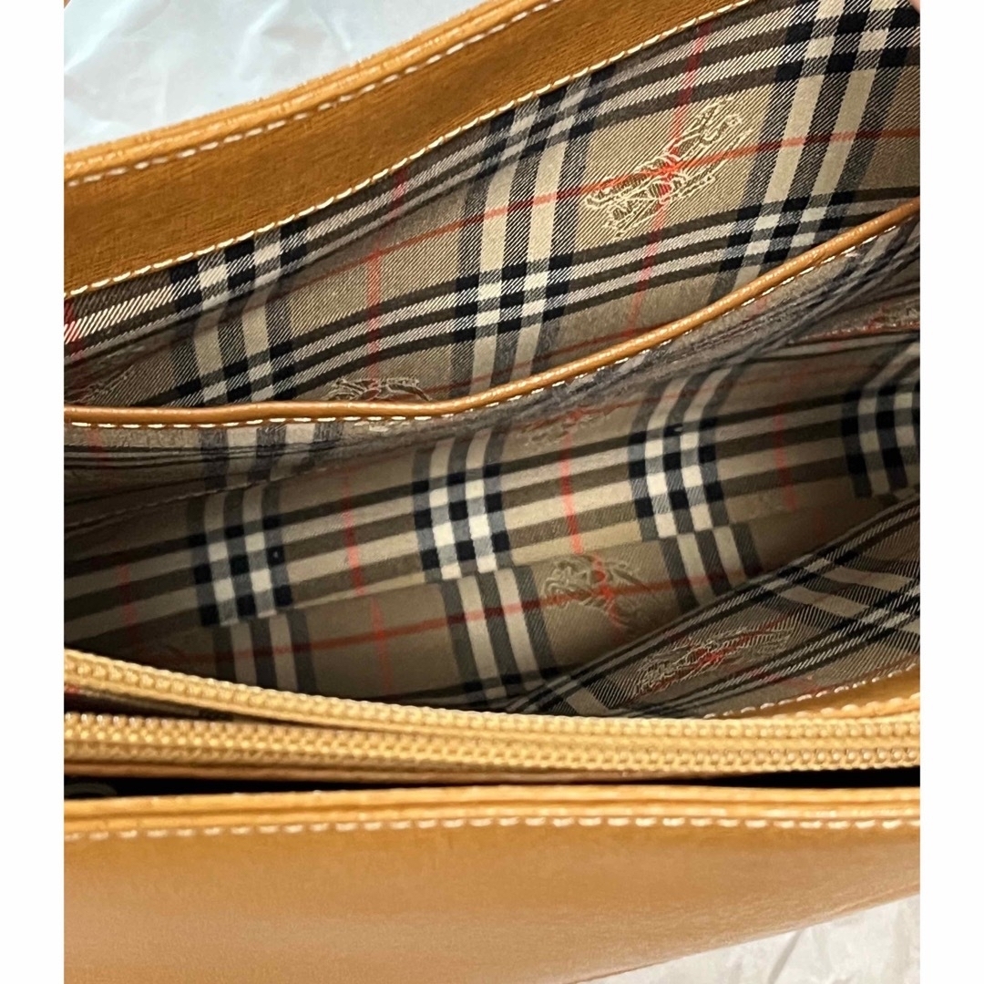 BURBERRY(バーバリー)のバーバリー ショルダーバッグ BURBERRY 革 レザー レトロ ヴィンテージ レディースのバッグ(ショルダーバッグ)の商品写真