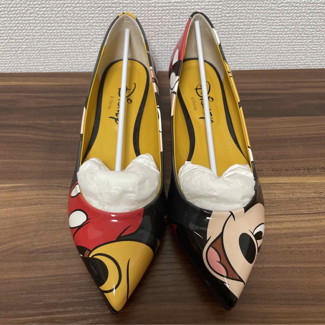 DIANA ダイアナ パンプス ゴールド ディズニー ミッキーマウス 21.5- DIANA ダイアナ パンプス ゴールド ディズニー ミッキーマウス 21.5-