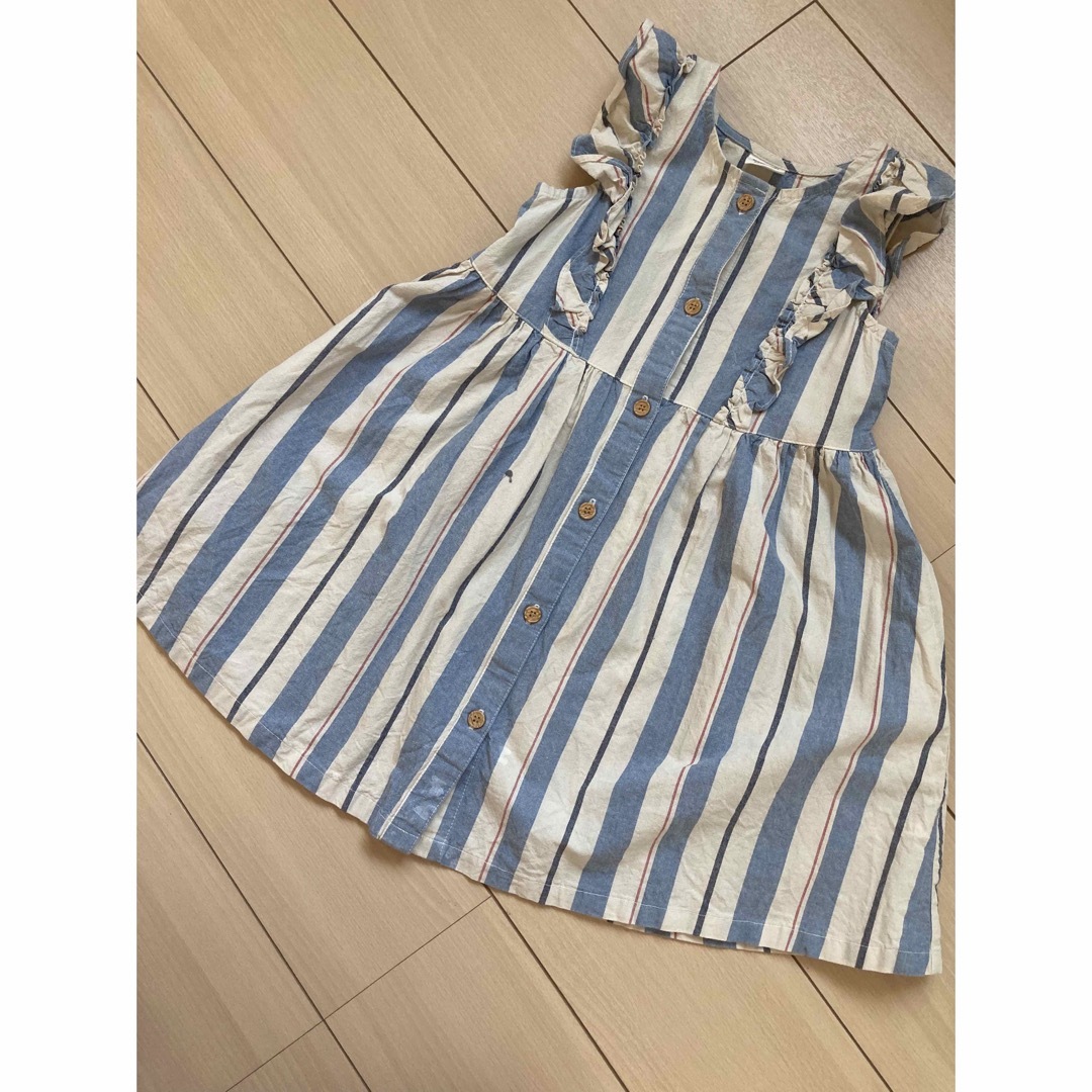 BREEZE(ブリーズ)のbreeze☆ストライプワンピース☆120 キッズ/ベビー/マタニティのキッズ服女の子用(90cm~)(ワンピース)の商品写真